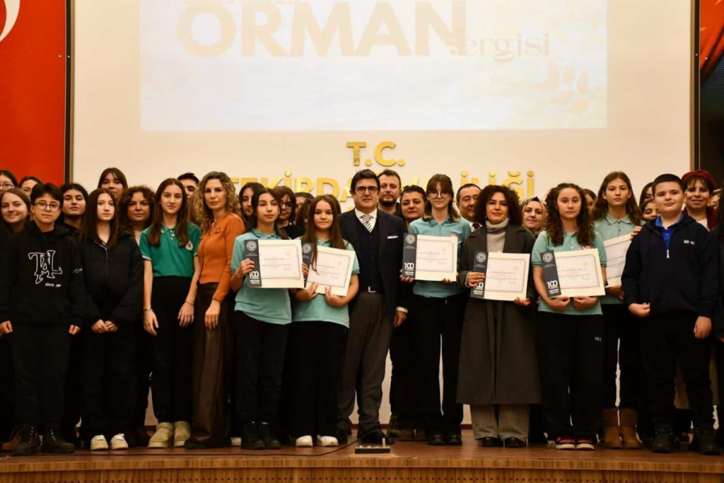 Çevre bilinci sergisi Tekirdağ'da ödüllendirildi