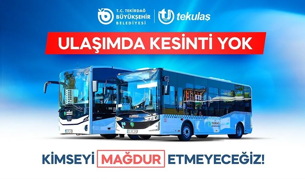 Tekirdağ Büyükşehir vatandaşı mağdur etmeyecek: 26 numaralı hat Saray'a kadar uzatıldı!