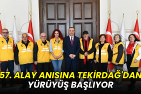 57. Alay anısına Tekirdağ'dan yürüyüş başlıyor
