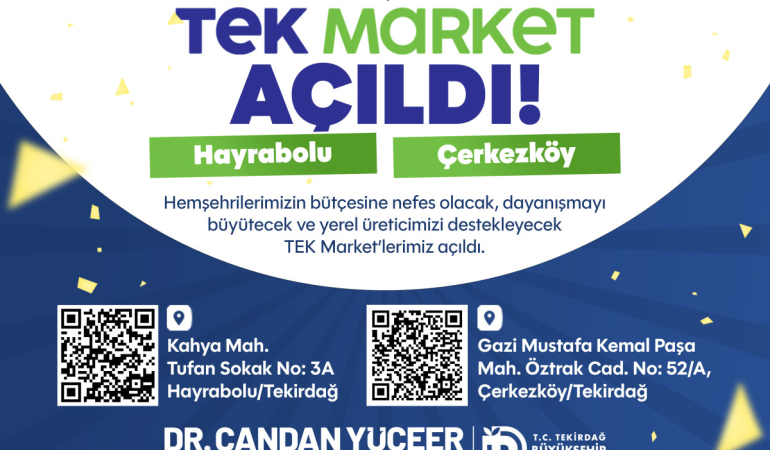 TEKİRDAĞ BÜYÜKŞEHİR BELEDİYESİ 13 MART REKLAM