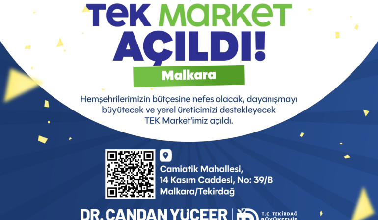 TEKİRDAĞ BÜYÜKŞEHİR BELEDİYESİ 23 MART REKLAM GÖRSELİ