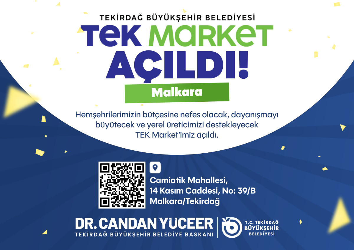 TEKİRDAĞ BÜYÜKŞEHİR BELEDİYESİ 23 MART REKLAM GÖRSELİ