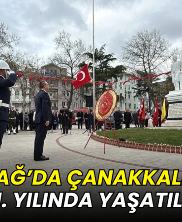 Tekirdağ’da Çanakkale ruhu 111. yılında yaşatıldı