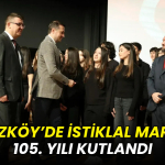 Çerkezköy’de İstiklal Marşı’nın 105. yılı kutlandı