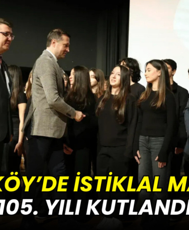 Çerkezköy’de İstiklal Marşı’nın 105. yılı kutlandı