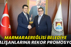 Marmaraereğlisi'nde belediye çalışanlarına rekor promosyon