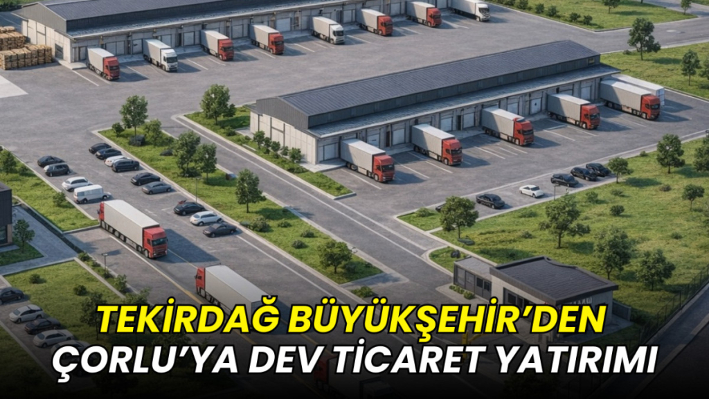 Tekirdağ Büyükşehir'den Çorlu'ya dev ticaret yatırımı