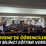 Ergene’de öğrencilere su bilinci eğitimi verildi