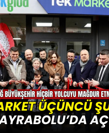 TEK Market'in üçüncü şubesi Hayrabolu'da açıldı