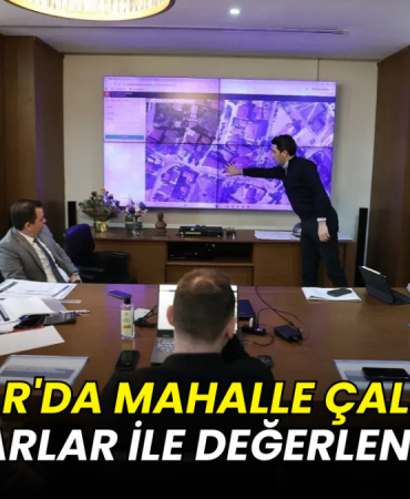 Kızılpınar'da mahalle çalışmaları muhtarlar ile değerlendirildi