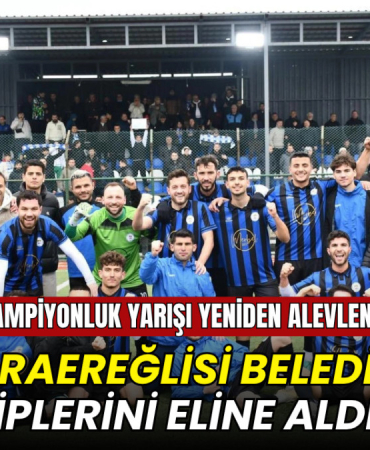 Şampiyonluk yarışı yeniden alevlendi: Marmaraereğlisi Belediyespor hakkı olan 3 puanı aldı!