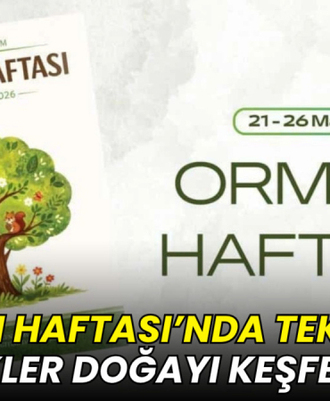 Orman Haftası’nda Tekirdağlı minikler doğayı keşfedecek