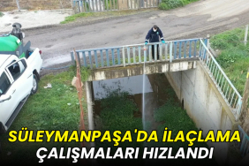 Süleymanpaşa'da ilaçlama çalışmaları hızlandı