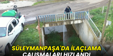 Süleymanpaşa'da ilaçlama çalışmaları hızlandı