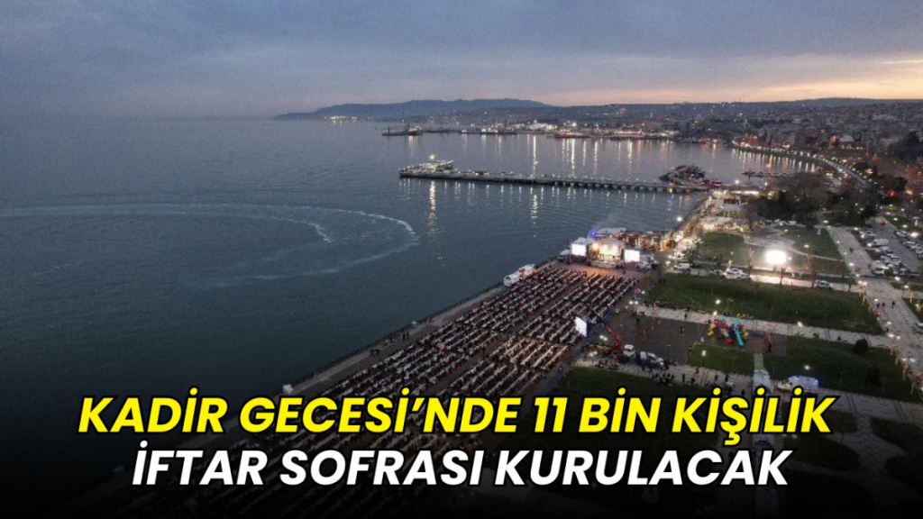 Süleymanpaşa’da Kadir Gecesi’nde 11 bin kişilik iftar sofrası kurulacak