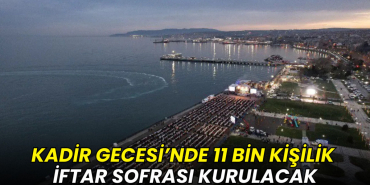 Süleymanpaşa’da Kadir Gecesi’nde 11 bin kişilik iftar sofrası kurulacak