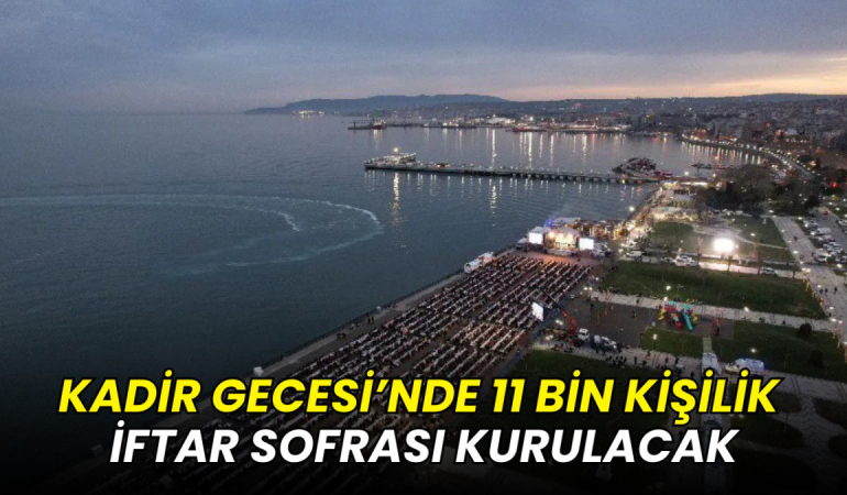 Süleymanpaşa’da Kadir Gecesi’nde 11 bin kişilik iftar sofrası kurulacak