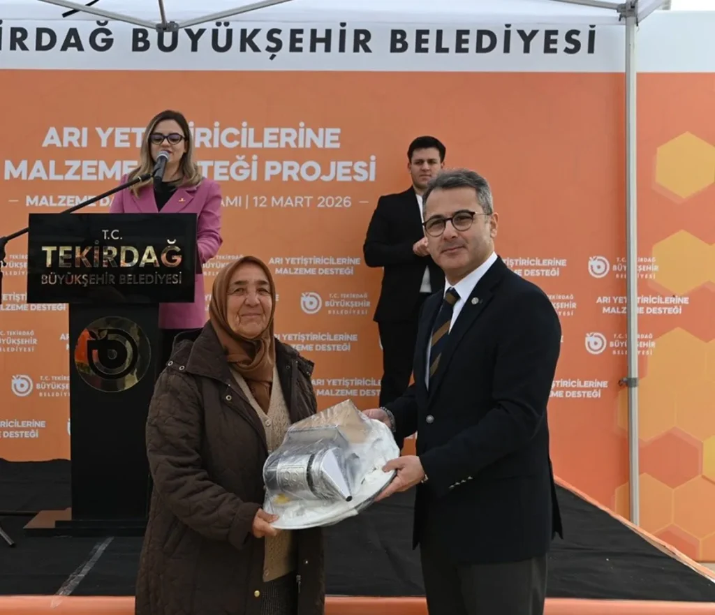 Tekirdağ Büyükşehir'den 674 arı yetiştiricisine tam destek