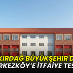 Tekirdağ Büyükşehir'den Çerkezköy’e 4 katlı modern itfaiye tesisi