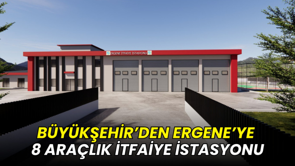 Tekirdağ Büyükşehir'den Ergene'ye 8 araçlık itfaiye istasyonu