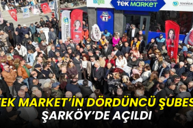 TEK Market’in dördüncü şubesi Şarköy’de açıldı