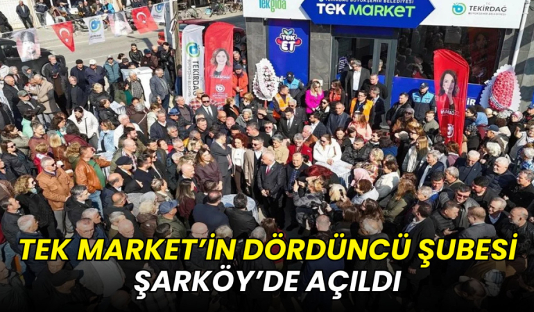TEK Market’in dördüncü şubesi Şarköy’de açıldı 1 TEK Market’in dördüncü şubesi Şarköy’de açıldı