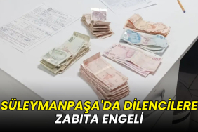 Süleymanpaşa'da dilencilere zabıta engeli