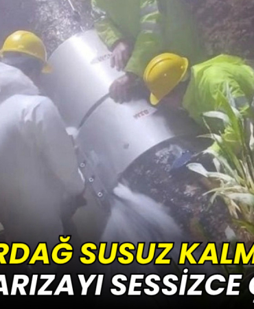 Tekirdağ susuz kalmadı: TESKİ arızayı sessizce çözdü