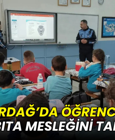 Tekirdağ’da öğrenciler zabıta mesleğini tanıdı