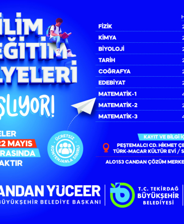 TEKİRDAĞ BÜYÜKŞEHİR BELEDİYESİ 10 NİSAN REKLAM GÖRSELİ 8 TEKİRDAĞ BÜYÜKŞEHİR BELEDİYESİ 10 NİSAN REKLAM GÖRSELİ