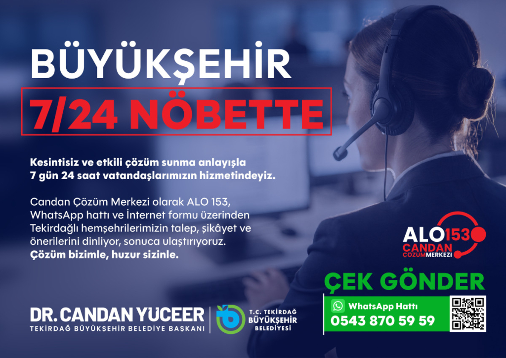 TEKİRDAĞ BÜYÜKŞEHİR BELEDİYESİ 14 NİSAN REKLAM GÖRSELİ