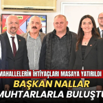 Tekirdağ haberleri - Başkan Nallar muhtarlarla buluştu