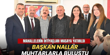 Tekirdağ haberleri - Başkan Nallar muhtarlarla buluştu