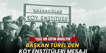 Tekirdağ haberleri - Başkan Türel'den Köy Enstitüleri mesja: Eşsiz bir eğitim modeliydi