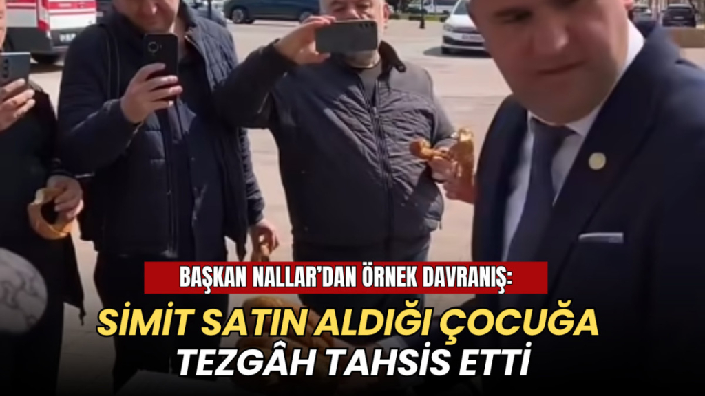 Tekirdağ haberleri - Başkan Nallar’dan örnek davranış: Simit satın aldığı çocuğa tezgâh tahsis etti