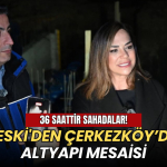 Tekirdağ haberleri - TESKİ'den Çerkezköy’de altyapı mesaisi: 21 saattir sahadalar