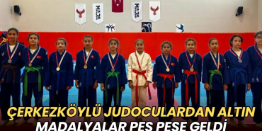 Tekirdağ haberleri - Çerkezköylü judoculardan altın madalyalar peş peşe geldi