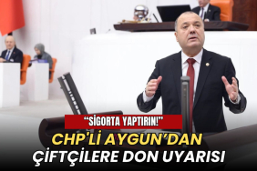 Tekirdağ haberleri - CHP'li Aygun’dan çiftçilere don uyarısı: Sigorta yaptırın