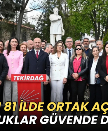CHP'den 81 ilde ortak açıklama: Çocuklar güvende değil! 8 Tekirdağ haberleri - CHP'den 81 ilde ortak açıklama: Çocuklar güvende değil!