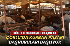 Tekirdağ haberleri - Çorlu’da kurban pazarı başvuruları başlıyor: Tarihler ve şartlar açıklandı