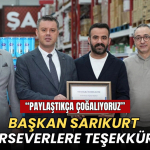 Tekirdağ haberleri - Başkan Sarıkurt’tan dayanışma teşekkürü