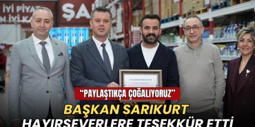 Tekirdağ haberleri - Başkan Sarıkurt’tan dayanışma teşekkürü