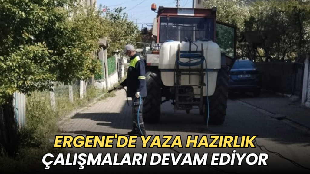 Tekirdağ haberleri - Ergene'de yaza hazırlık çalışmaları devam ediyor