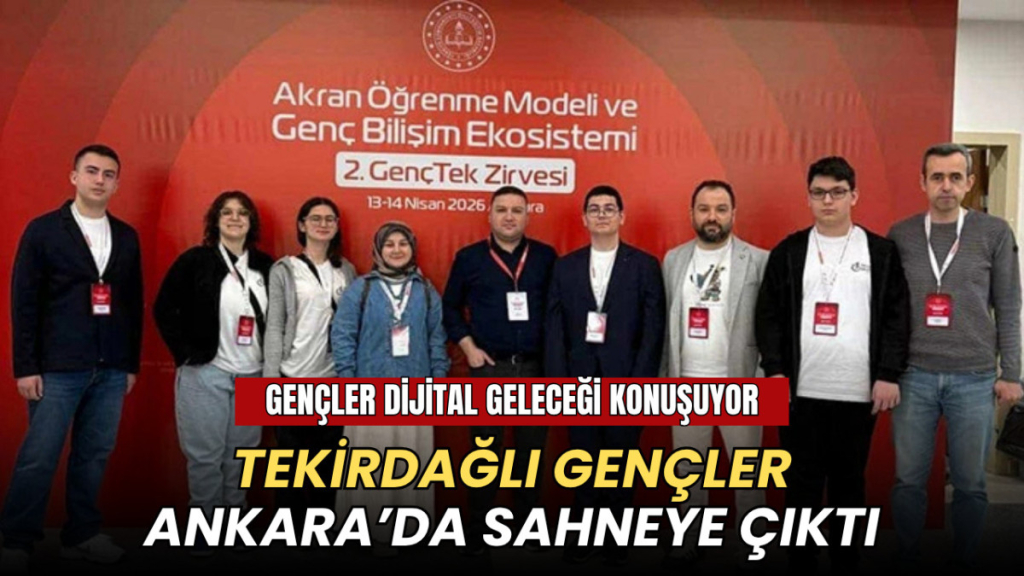 Tekirdağ haberleri - Teknoloji zirvesi başladı: Tekirdağlı gençler sahneye çıktı