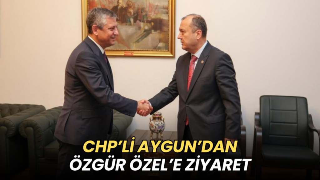 Tekirdağ haberleri - CHP'li İlhami Özcan Aygun’dan Özgür Özel’e ziyaret