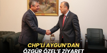 Tekirdağ haberleri - CHP'li İlhami Özcan Aygun’dan Özgür Özel’e ziyaret