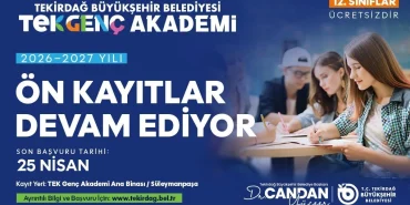 Tekirdağ haberleri - Tekirdağ Büyükşehir'den öğrencilere ücretsiz eğitim desteği