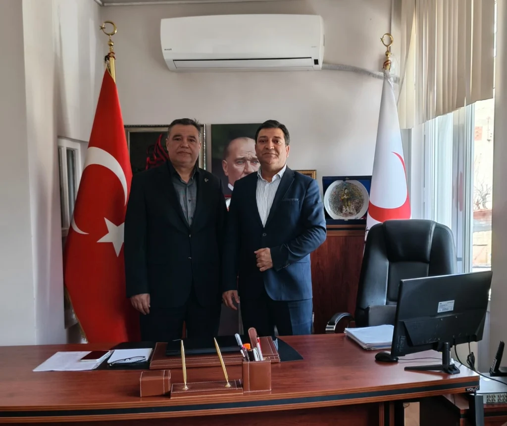 Tekirdağ haberleri - Yeniden Refah Partisi Kızılay ziyareti