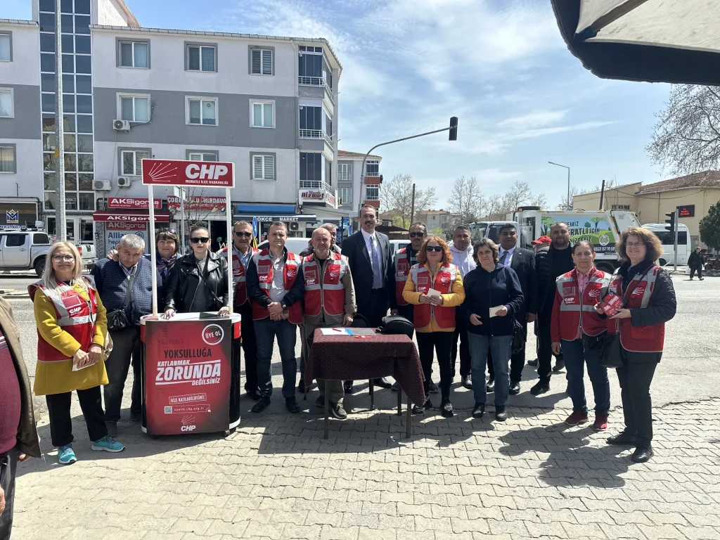 Tekirdağ haberleri - CHP Muratlı İlçe Örgütü vatandaşlarla pazarda buluştu