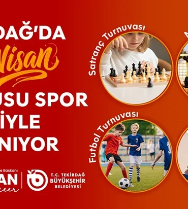 Tekirdağ'da 23 Nisan sporla kutlanacak! 8 Tekirdağ haberleri - Tekirdağ'da 23 Nisan sporla kutlanacak!
